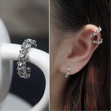 Charm crystal hoop earrings Geometric Round Shiny rhinestone earring jewelry women Design SM6