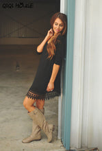 Cheap Clothes China 2016 Autumn Winter dress Women casual dress fashion clothes china vestidos algodon casua #562 SM6