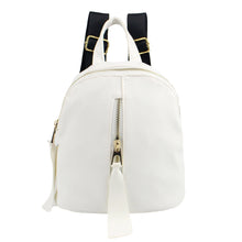 Designer Small Backpack Women White and Black Travel PU Leather Backpacks Ladies Rucksack Mini Back Bags SM6