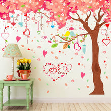 Cherry trees cartoon sitting room bedroom home decoration wall stickers on the wall SM6