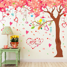 Cherry trees cartoon sitting room bedroom home decoration wall stickers on the wall SM6
