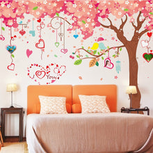 Cherry trees cartoon sitting room bedroom home decoration wall stickers on the wall SM6