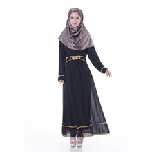 Chic Chiffon Kaftan Abaya Jilbab Islamic Muslim Women's Long Sleeve Maxi Dress New PY3 SM6