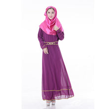 Chic Chiffon Kaftan Abaya Jilbab Islamic Muslim Women's Long Sleeve Maxi Dress New PY3 SM6