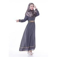 Chic Chiffon Kaftan Abaya Jilbab Islamic Muslim Women's Long Sleeve Maxi Dress New PY3 SM6