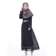 Chic Chiffon Kaftan Abaya Jilbab Islamic Muslim Women's Long Sleeve Maxi Dress New PY3 SM6