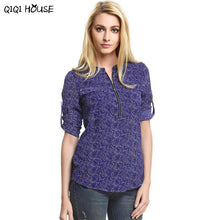 Chiffon Blouse Floral Long Sleeve Casual Tops Ladies Basic Autumn Tops Sexy Purple Blusa De Renda#D831 SM6