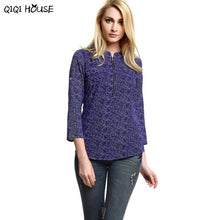 Chiffon Blouse Floral Long Sleeve Casual Tops Ladies Basic Autumn Tops Sexy Purple Blusa De Renda#D831 SM6