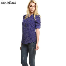 Chiffon Blouse Floral Long Sleeve Casual Tops Ladies Basic Autumn Tops Sexy Purple Blusa De Renda#D831 SM6