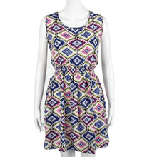 Chiffon Dress Print Floral Small Flowe Sleeveless Mini Short Dress Cheap Clothes China Vestidos Cortos Beach#B719 SM6