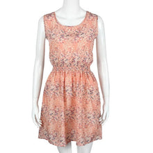 Chiffon Dress Print Floral Small Flowe Sleeveless Mini Short Dress Cheap Clothes China Vestidos Cortos Beach#B719 SM6