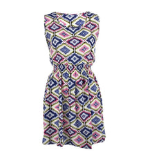 Chiffon Dress Print Floral Small Flowe Sleeveless Mini Short Dress Cheap Clothes China Vestidos Cortos Beach#B719 SM6