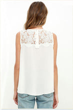 Chiffon Women Blouse Plus Size 3XL Lace Patchwork Sleeveless Summer Blouse Elegant Ladies Office Blouse Ropa Mujer#112 SM6