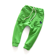 Child Kids Baby Boys Girls Unisex Harem Pants Trousers Elastic Waist Casual Cotton Long Pants for 2-7Years Children SM6