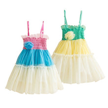 Child Kids Baby Girls Lace Flower Princess Dress Sundress Tulle Tutu Dresses SM6