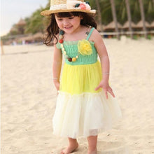 Child Kids Baby Girls Lace Flower Princess Dress Sundress Tulle Tutu Dresses SM6