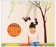 Childhood swing children room household adornment wall stickers in the removable wall stickers on the wall SM6