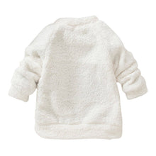 Children Baby Boys Girls Warm Sweater Clothing Lovely Bear Furry White Thick Pullover Coat SM6