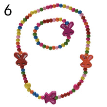 Children Beads Jewelry Setnecklace bracelet bangle jewelry Kids Gift Party Birthday Necklace SM6