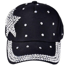 Children Cap For Girls  Fashion women's hats Baseball Cap Rhinestone Star Shaped Boy Girls Snapback Hat 5 Colors hat SM6