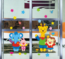 Children bedroom background on small animals The third generation of removable wall stickers SM6