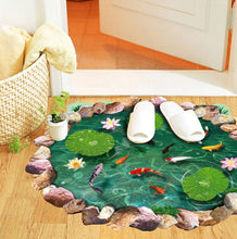 Chinese wind lotus pond individuality creative household adornment wall stickers SM6