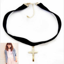Choker Necklace Velvet Cross Chain Ribbon For Sailor Moon Cosplay Jewelry SM6