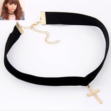 Choker Necklace Velvet Cross Chain Ribbon For Sailor Moon Cosplay Jewelry SM6