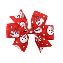 Christmas Hair Clips Red Snowman Kids Hair Pins And Clips Cute Hairclip Headwear Hairpin Pince Cheveux#121 SM6
