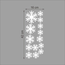 Christmas white Snowflakes Sticker Windows Glass cabinet Wall stickers New Year home decoration Wall Stickers Wallpaper SM6