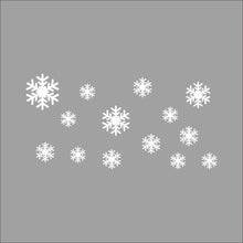 Christmas white Snowflakes Sticker Windows Glass cabinet Wall stickers New Year home decoration Wall Stickers Wallpaper SM6