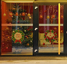Christmas wreath festival mobile household wall of wall stickers in the wall to stick on the wall SM6
