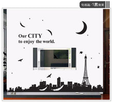 City Wall Stickers Home Decor Waterproof Removable Stickers SM6