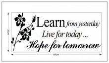 Classical Words Letters Room Decor Black Removable Vinyl Wall Sticker DIY SM6