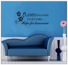 Classical Words Letters Room Decor Black Removable Vinyl Wall Sticker DIY SM6