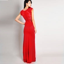 Clearance Women Short Sleeve Crochet Chiffon Sexy Casual Lace Long Dress Plus Size Long Lace Maxi Dress SM6