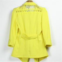 Clearance Women Slim Coat Candy Color Three Quarter Sleeve Suit One Button Thin Coat Suit Jacket Ol Work Wear SM6