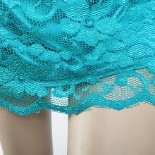 Clearance Products Ladies Mini Lace Dresses Sexy Rose 34 Sleeve Hollow Out Round Neck Short Women Dress SM6