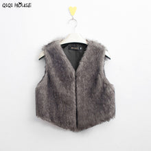 Colete Women Vest Sleeveless Coat Outerwear Hair Jacket Waistcoat Casaco De Pelo capa sin mangas del largo chaleco chaqueta SM6