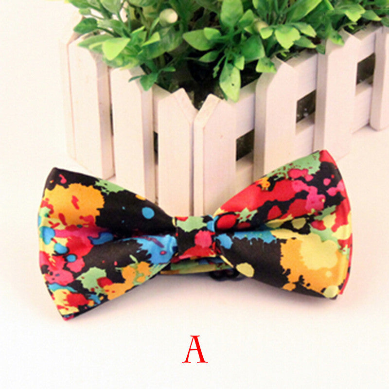 Colorful Classic Novelty Men Women Adjustable Tuxedo Bowtie Wedding Feast Banquet Bow Tie Party Ball Dance Necktie SM6