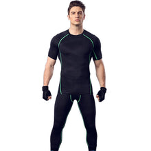 Compression Men's T-Shirt Fitness Bodybuilding Muscle Stretch Short Sleeve Tops Tee Shirt Homme SM6