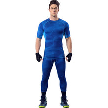 Compression Men's T-Shirt Fitness Bodybuilding Muscle Stretch Short Sleeve Tops Tee Shirt Homme SM6