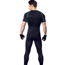 Compression Men's T-Shirt Fitness Bodybuilding Muscle Stretch Short Sleeve Tops Tee Shirt Homme SM6