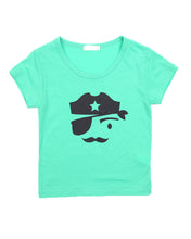 Cool Boys Kids Cartoon T-shirt Round Neck Short Sleeve T-shirts Children Child Tops Clothes Green SM6