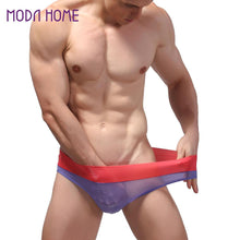 Cool Mens Ultra Thin Underwear Sexy Men Low Rise Briefs Erotic Semi Sheer Gay Sexy Underwear Translucent Calzoncillos SM6