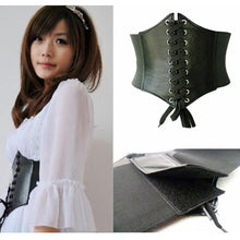 Corset Blet 2017 Women Lady Leather Belt Corset Cinch Slim Fit Tie Corset Cinch Waist Wide Belt Waistband#3546 SM6