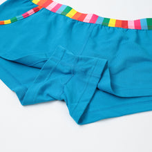 Cotton Boxer Boyshorts Inside Convex Pouch Rainbow Boxer Uomo Dropped Elastic Waist Casual Sporty Underpants Underwear SM6