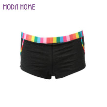 Cotton Boxer Boyshorts Inside Convex Pouch Rainbow Boxer Uomo Dropped Elastic Waist Casual Sporty Underpants Underwear SM6