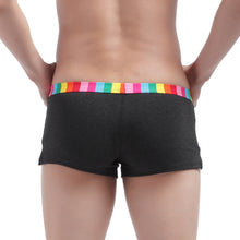 Cotton Boxer Boyshorts Inside Convex Pouch Rainbow Boxer Uomo Dropped Elastic Waist Casual Sporty Underpants Underwear SM6
