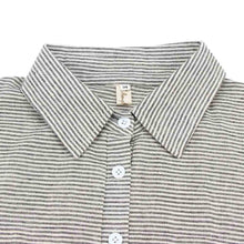 Cotton Maxi Dress Shirt Short Sleeve Spilt Sexy Striped Dress Turn-Down Collar Long Summer Dress Vestido Listrado#B729 SM6